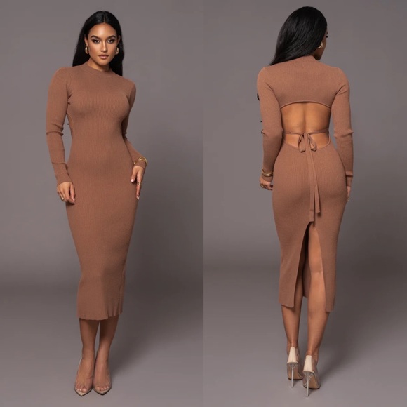 NWT JLUXLABEL Open Back Dress - Picture 5 of 6